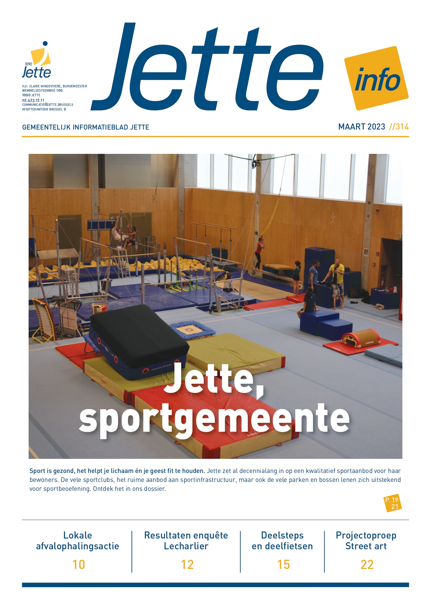 Jette Info 314 NL Cover